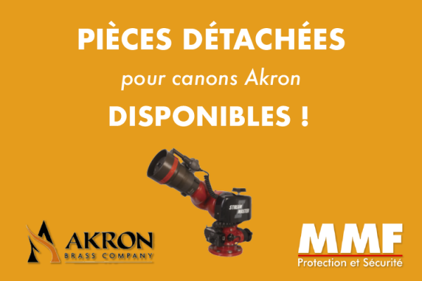 Pièces et accessoires Akron disponibles en stock chez MMF !