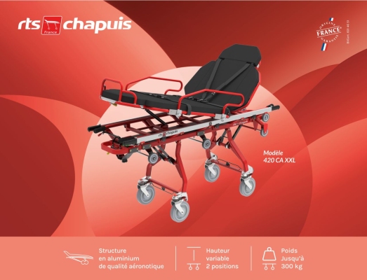 Prise en charge spécifique : découvrez notre chariot monobloc 420 CA XXL
