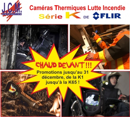 Promotion sur les caméras thermiques de lutte incendie FLIR Série K