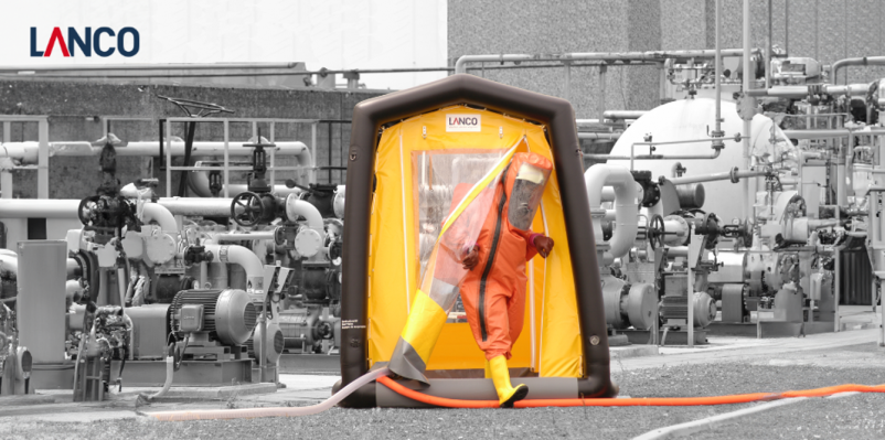 Protégez votre équipe de sapeurs-pompiers avec les douches de décontamination LANCO 