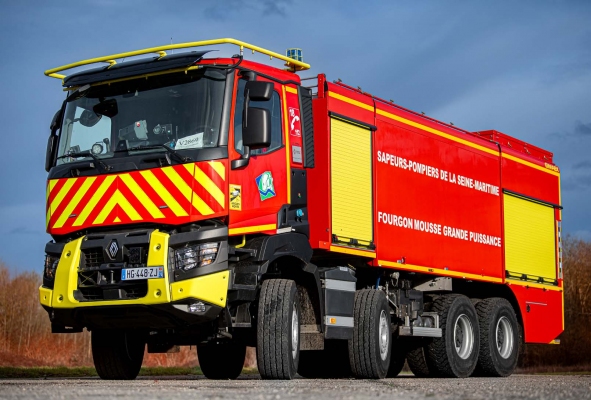 🚒💥🔥 Puissance & précision pour le SDIS 76 ! Le premier Canon FireDos en France !