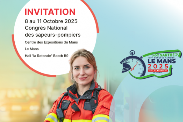 Rendez-vous au Congrès National des Sapeurs-Pompiers 2025