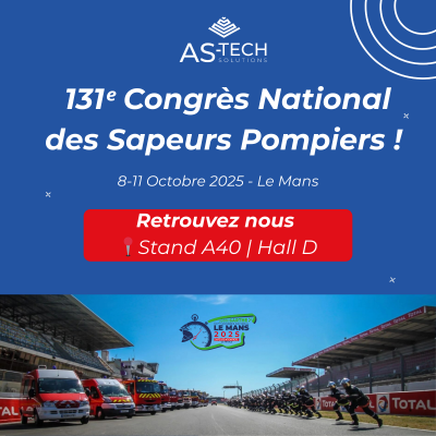 🚒 Retrouvez-nous au 131ᵉ Congrès National des SapeursPompiers de France ! Stand A40 - Hall D