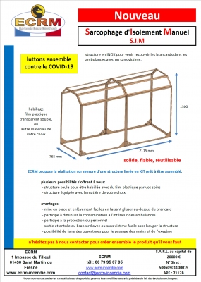 Sarcophage d Isolement Manuel contre le COVID-19