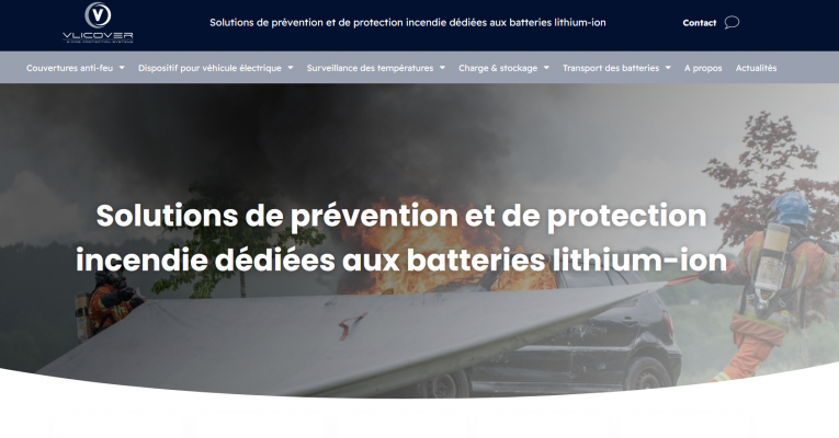 Solutions de prévention et de protection incendie dédiées aux batteries lithium-ion