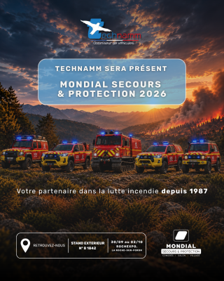 Technamm vous donne rdv au Mondial Secours Expo 2026 !