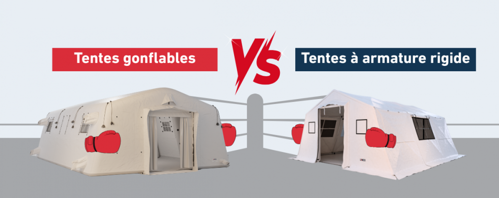 Tentes gonflables ou tentes à armature rigide : quelle solution votre service d'incendie devrait-il choisir ? 
