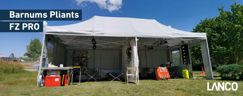 Tentes pliantes FZ Pro : montées en 60 secondes 