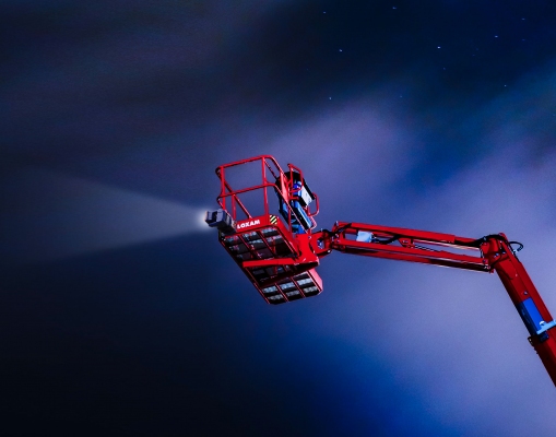 Un projecteur inclinable télécommandé magnétique