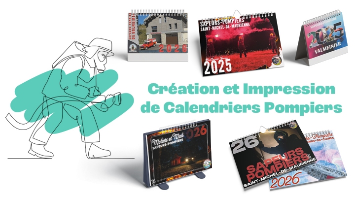 Votre calendrier pompiers, sans perte de temps & clé en main : on le crée avec vous 📅