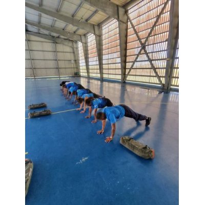 En Guadeloupe, LEVEL addict forme les EAP à l'entraînement fonctionnel au Sandbag