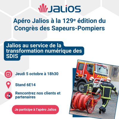 Jalios au Congrès des Sapeurs-Pompiers - Participez à notre Afterwork ! 