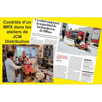 Le robot MRX de JCM pour les pompiers de Bilbao