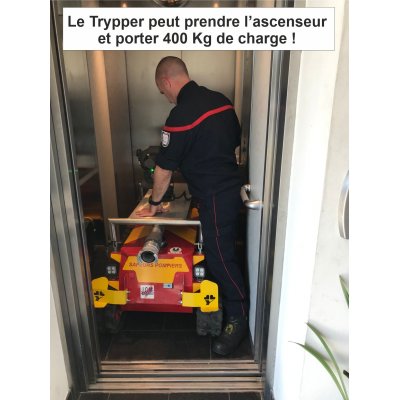 LE ROBOT TRYPPER DE JCM DISTRIBUTION LIVRÉ AUX POMPIERS DE L’HÉRAULT