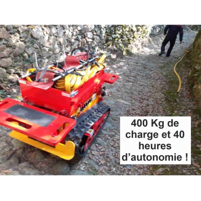 LE ROBOT TRYPPER DES POMPIERS DE L’HÉRAULT POUR UN FEU DE 30 VOITURES