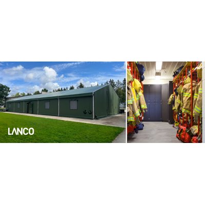 Les hangars LANCO: Une protection fiable pour l'équipement et les fournitures des pompiers 
