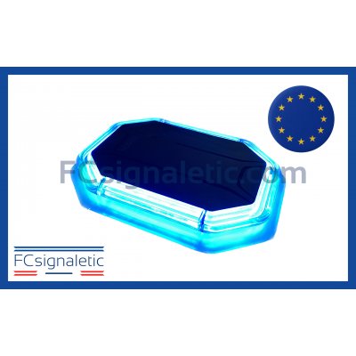 Mini rampe Optoguard Protector bleu magnétique prise allume cigare 317mm