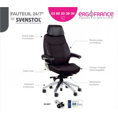 Un fauteuil adapté au rythme réel des centres de secours