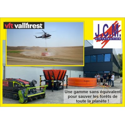 VALLFIREST, fabricant leader d'équipements pour pompiers forestiers, choisit JCM Distribution pour sa représentation en France...