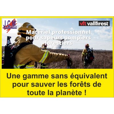 VALLFIREST, fabricant leader d'équipements pour pompiers forestiers, choisit JCM Distribution pour sa représentation en France...