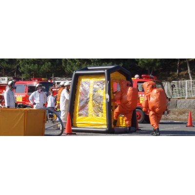 Vidéo : Pourquoi choisir une douche de décontamination gonflable plutôt qu'une structure métallique ? 