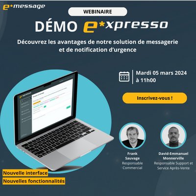 WEBINAIRE : 30 min pour découvrir la nouvelle version d’e*xpresso