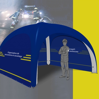 XD Protect : votre tente gonflable de premiers secours immédiatement disponible!